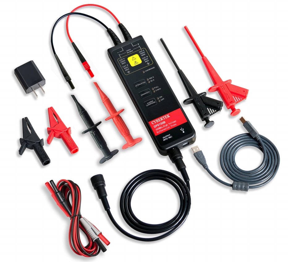 Cybertek high-voltage differential probe DP6150B(1500 V/300 MHz) isolated voltage