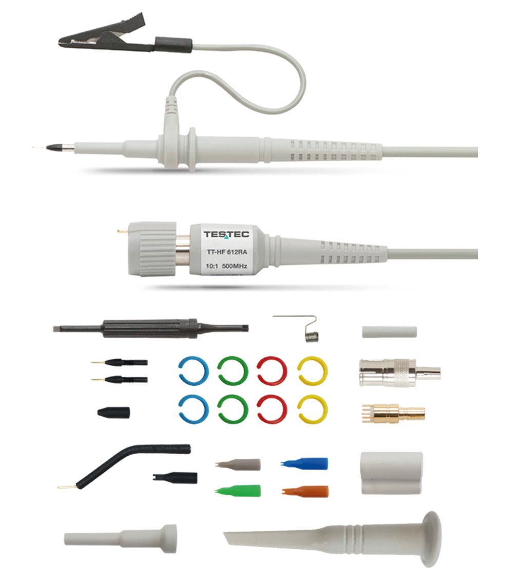 Testec TT-HF 612RA passive oscilloscope probe x10（Readout） / 500 MHz